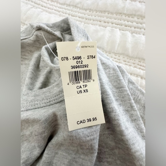 Aerie Women’s Gray Wrap Tie Back Crop Top Size XS - Picture 12 of 12